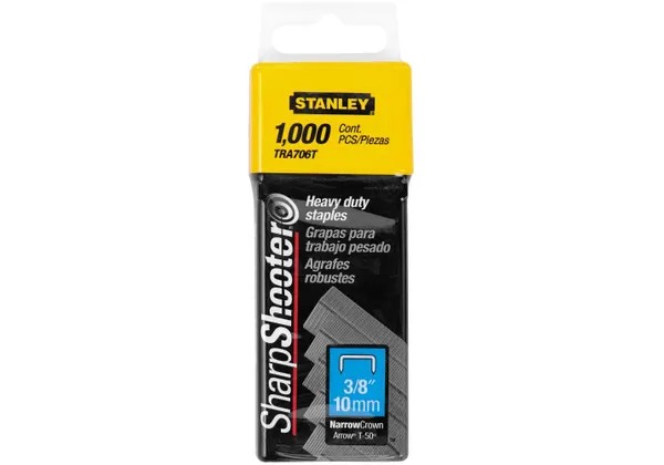 Grapa stanley 3/8 TRA706T 1000 Unidades