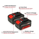 Pack Batería Einhell 2x18V 4,0Ah - 4511629