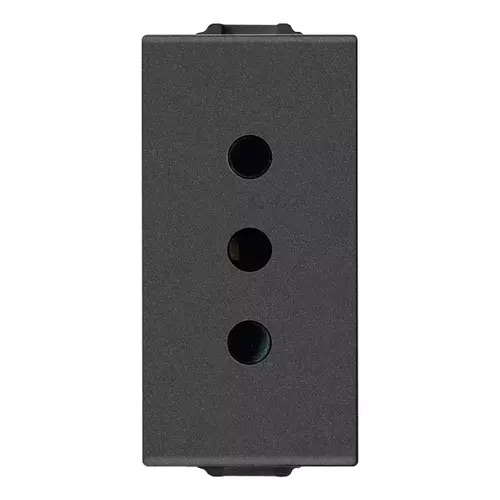 Enchufe eléctrico 10A Neveup Carbon Matte