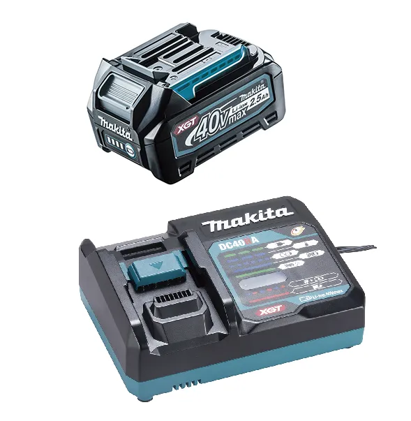 Set cargador makita DC40RA + Bateria BL4025