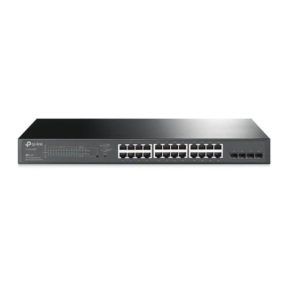 Switch tp-link administrado POE 24 puertos + 4 SFP