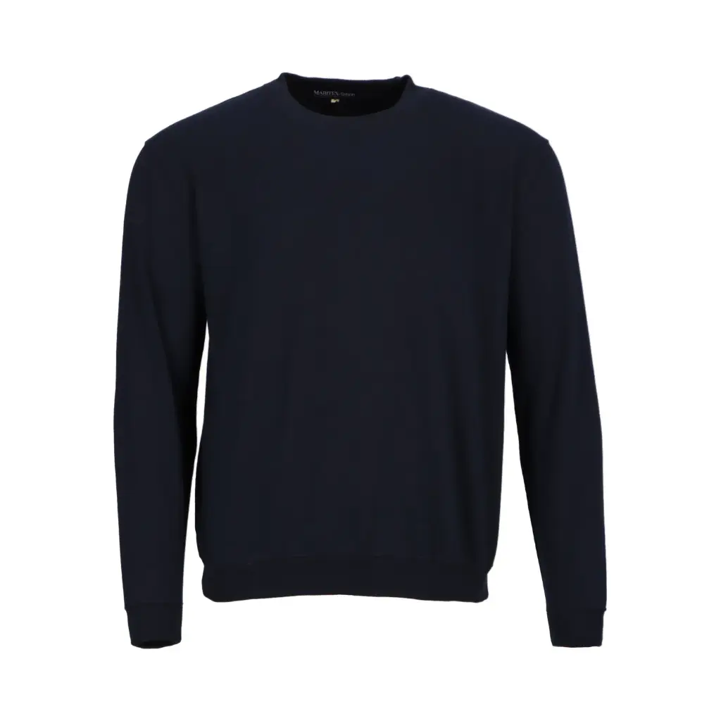 Poleron cuello redondo polo franela  Azul Marino  