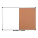 Pizarra Corcho + Magnetica BI-SILQUE 200x100