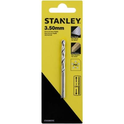 Broca HSS 3,5 x 70 mm Stanley para metal