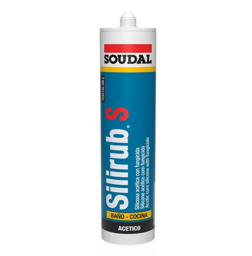 Silicona Soudal baño y cocina almendra