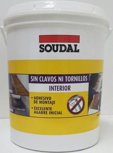 Adhesivo de Montaje No Más Clavo Soudal Galón 3,8 kg
