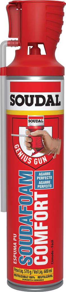Espuma expansiva poliuretano  Genius soudal  600ml