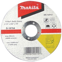 [D-18786] Disco Corte Acero Inoxidable Makita 7"