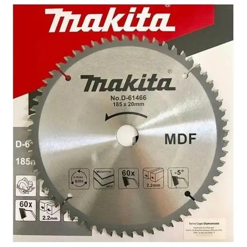 [D-61466] Disco de sierra circular 7-1/4 X 60 dientes makita