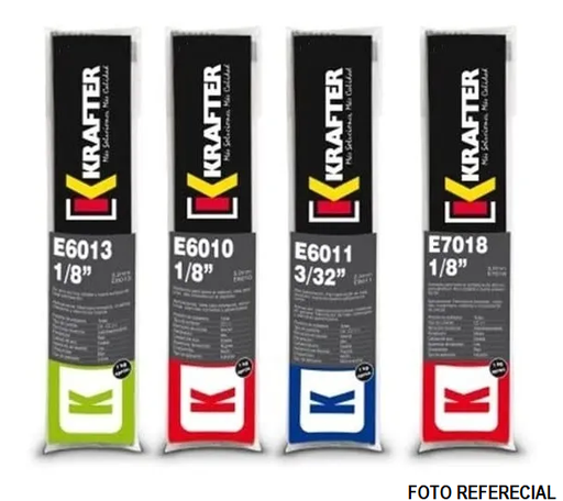 [4420000070182] Soldadura electrodo Krafter E7018 3/32"  2.5MM  1 KG