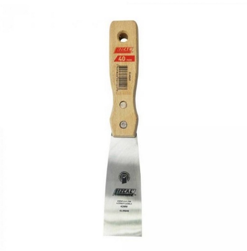 [508LM040] ESPATULA METALICA FLEXIBLE  LISA 40MM 