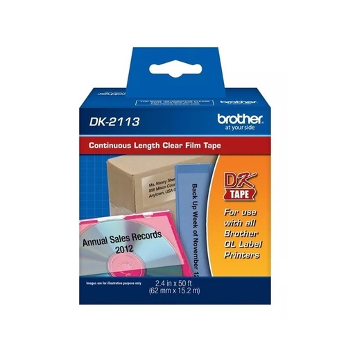 [DK2113] Etiqueta Brother  62mm 15,2mt DK2113