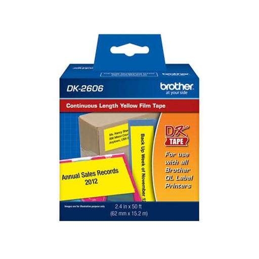 [DK2606] Etiqueta Película Brother DK-2606 62 mm x 15.2 m