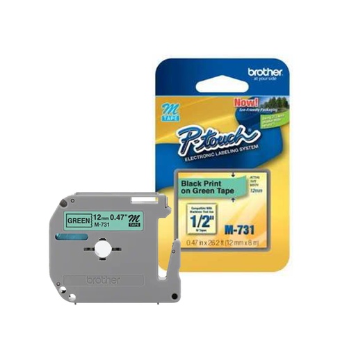 [M731] Cinta Rotuladora Brother 12mm  1/2 M731