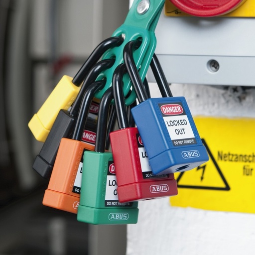 [67071-8] Candado Dieléctrico 74/40 HB38 KD AZUL ABUS