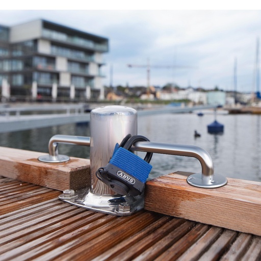 [35835-7] CANDADO VINILO 70IB/45 HB63 KD AZUL BLISTEADO