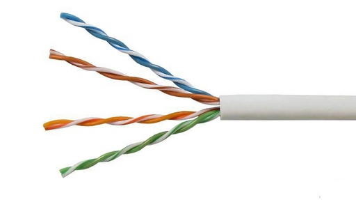 [0210035] Cable utp Cat6 Unifilar CCA Gris Aleacion