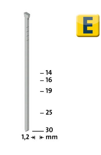 [044-0085] Clavo J/19 19mm 2600 Unidades Novus