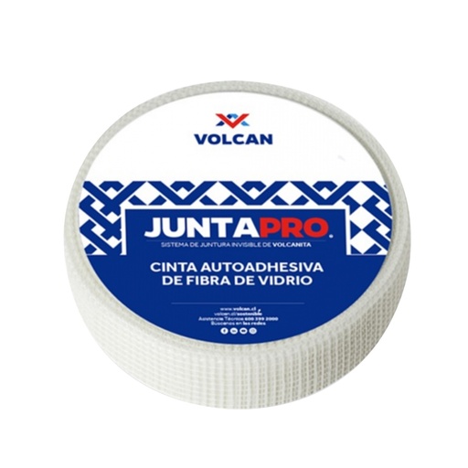 [212017] Cinta Huincha de fibra Volcanita JuntaPro Rollo 45m Volcan