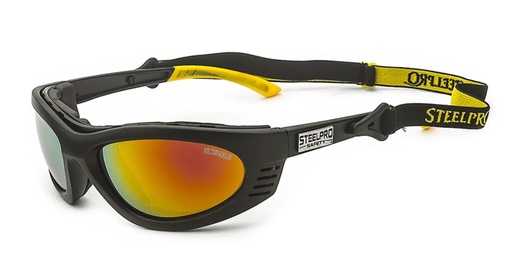 [352451680430] Lente antiparra Turbine GT Gris Marco Negro con Revo Rojo 