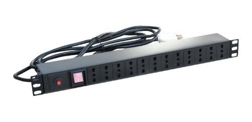 [70933CAA] Zapatilla Electrica para Rack 12 Posiciones 10A