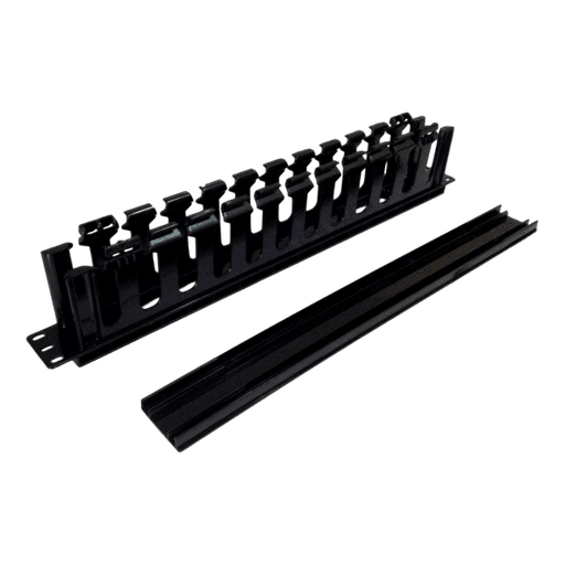[LT5EACCE1301] Organizador de Cables Horizontal 1U Plastico 19 Pulgadas para Rack