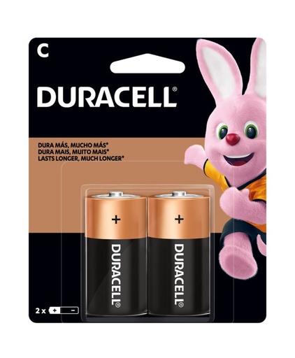 [S147DUCB2C] PILA ALCALINA CB 2C DURACELL (x2)