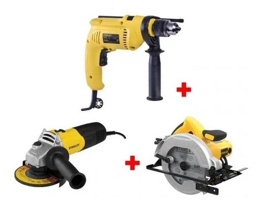 [SC16-TRIPACK] Sierra Circular SC16 + Taladro SDH600 + Esmeril SG6115