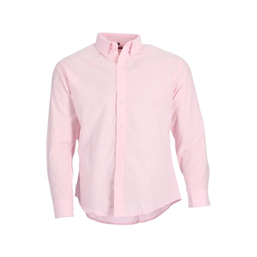[550522] Camisa Oxford Manga Larga Rosa M/L - T/M
