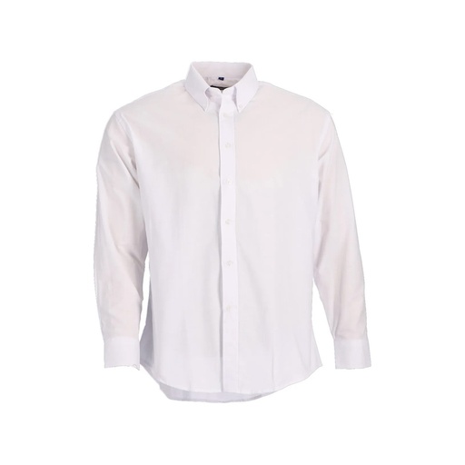 [550121] CAMISA OXFORD M/L BLANCO T/S