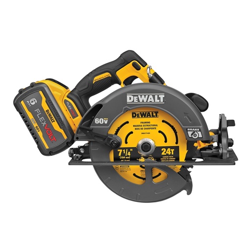 [DCS578T1-B2] Sierra Circular 7 1/4 60V DeWalt DCS578T1-B2