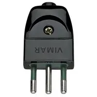 Enchufe macho Vimar 2P+T 10A S11