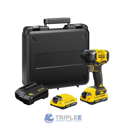 [SBI810D2K-B2] Atornillador de impacto Stanley 20V 