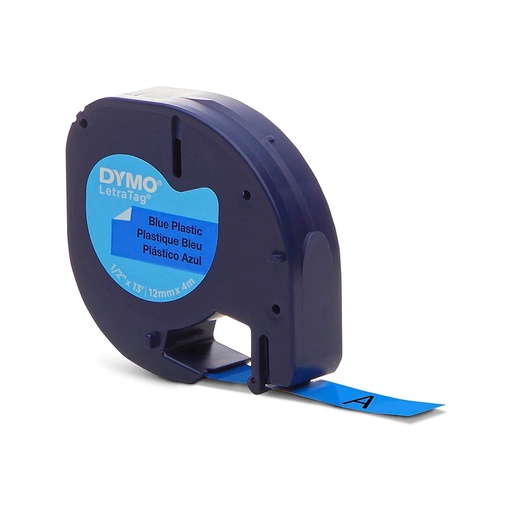[91335] Cinta rotuladora letratag azul 12 mm 4 mt