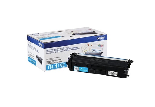 [TN419C] Tóner Original Brother TN-419C Cian Ultra Alto Rendimiento