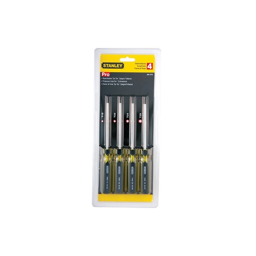 [STHT69173] Set Destornillador stanley torx 4 piezas