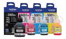 [BTCMYK] pack tinta brother BTD60BK +BT5001x3