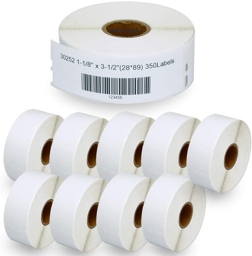 [30252-1] Etiqueta original DYMO 30252 28mmx 89mm