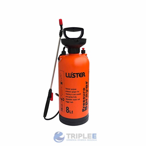 [7056000000003] Pulverizador Manual 8L Luster con Lanza de Acero