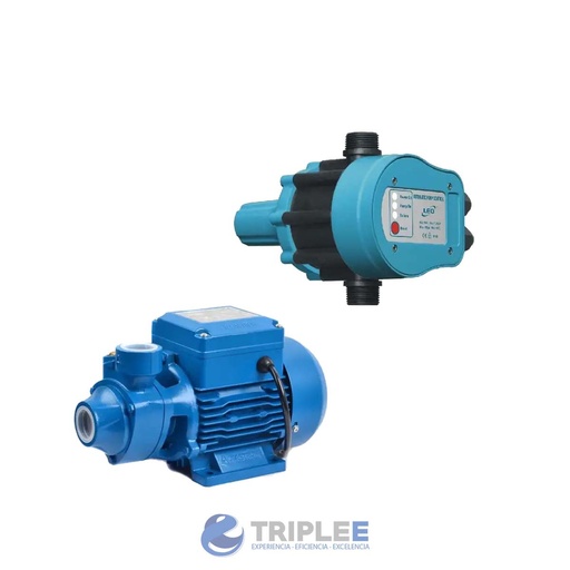 [SQB+DPS-1] Kit Bomba de agua 0.5 hp +  Controlador de presión dps-1