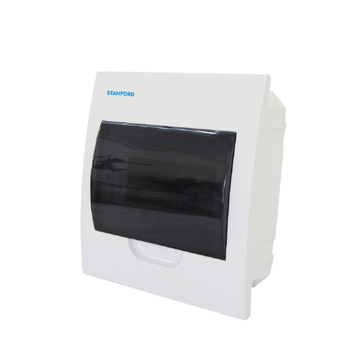 [TEM-12] Tablero Eléctrico Embutido Stanford 12 Polos Tapa Blanca