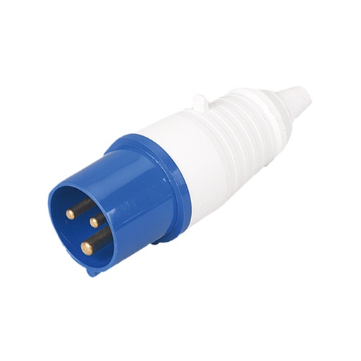 [EN-013L] Enchufe Industrial macho volante 16A 220V 2p+T
