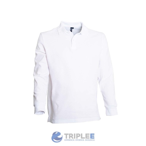 POLERA DRY FRESH HOMBRE MANGA LARGA BLANCO