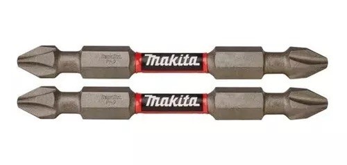 [E-06286] Punta Doble Makita Impact premier Ph2-65 mm 2 unidades