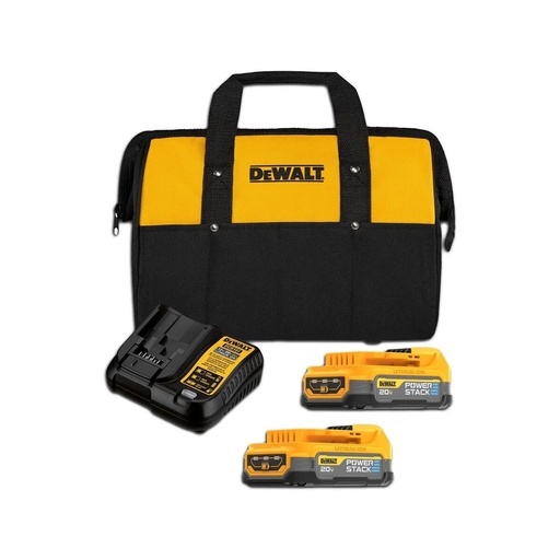 [DCBP034E2-B2] PACK 2 BATERIAS Powerstack 20V más cargador