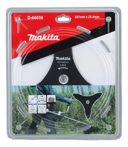 [D-66036] Cuchilla de 3 puntas metalica makita D-66036