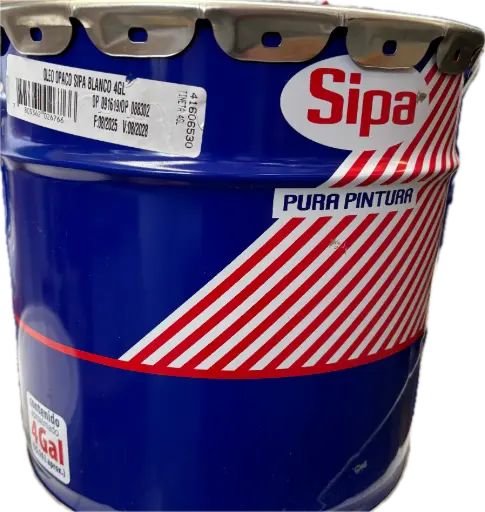[41606530] Oleo opaco Sipa blanco 4GL 