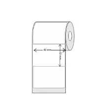 [ETI1007] Etiqueta termica 60x40 mm rollo de 500 Unidades