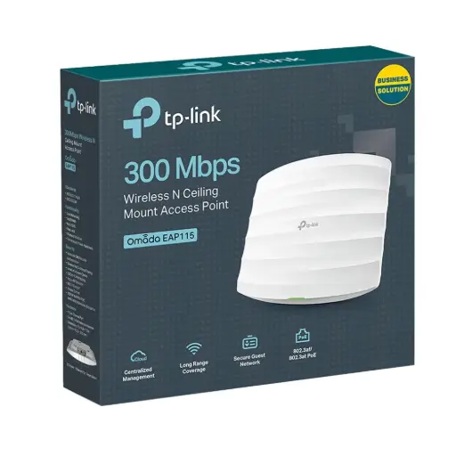 [EAP115] Punto de Acceso Inalámbrico N 300Mbps con Montaje para Techo TP-Link EAP115