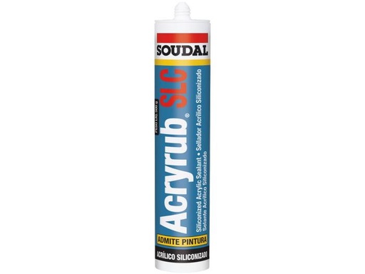 [128395] Sellador acrílico pintable blanco 300ml  Soudal